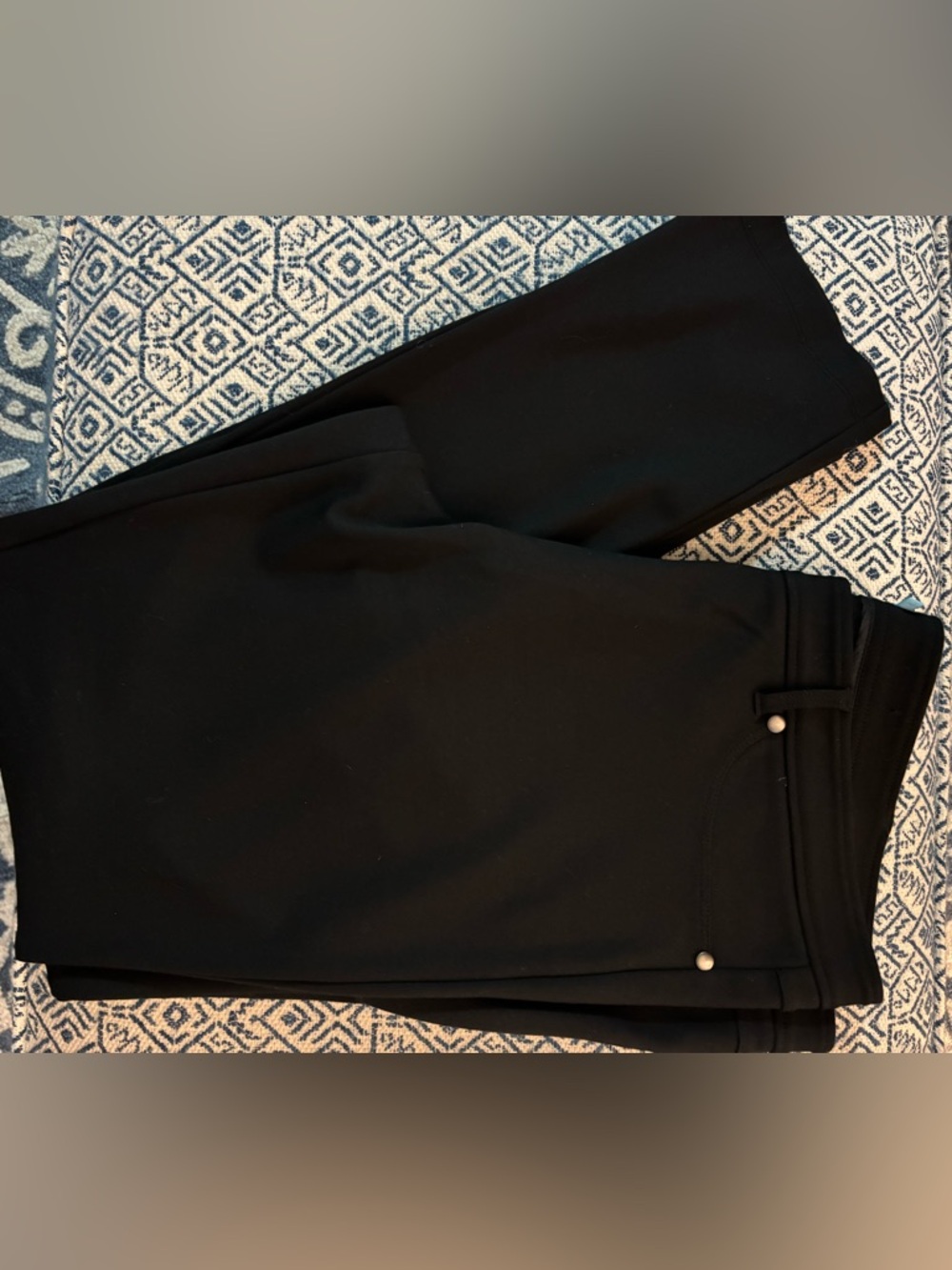 J. McLaughlin Lexi Knit Black Pants with Button Detail